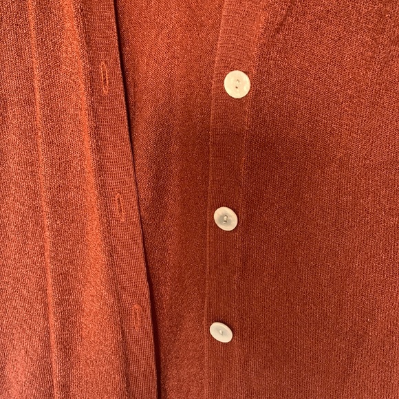 BURNT ORANGE CARDIGAN!! - Picture 2 of 5